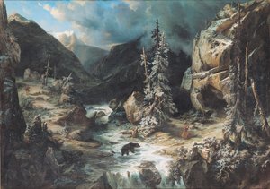 La Route vers Maladetta - Leonard Alexis Dalige de Fontenay